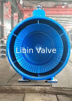 गियर बॉक्स फिक्स्ड कोन वाल्व / इलेक्ट्रिक एक्ट्यूएटर के साथ पानी के प्रवाह नियंत्रण वाल्व