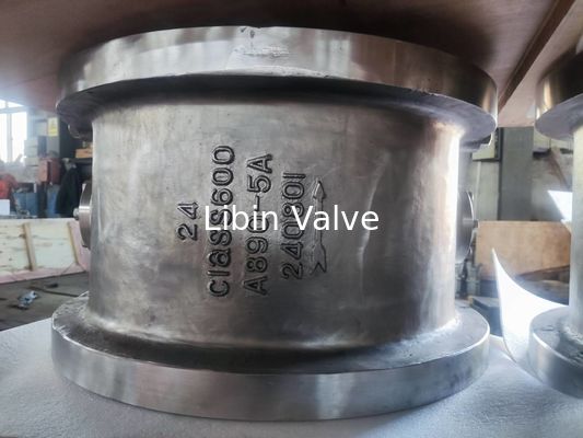 डुप्लेक्स स्टेनलेस स्टील डबल डिस्क dcheck वाल्व