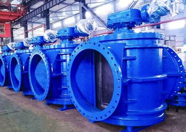 AWWA DN1400 शून्य रिसाव वाटर प्लग वाल्व / पूर्ण पोर्ट प्लग वाल्व कोई पोर्ट सिकुड़ना कम सिर हानि